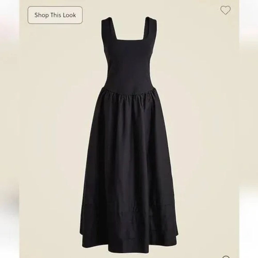 J. Crew Drop-waist mixy dress
